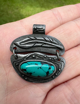 Turquoise Color Focal Pendant