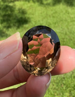 Smoky Quartz 25x20mm Oval 27.35ct