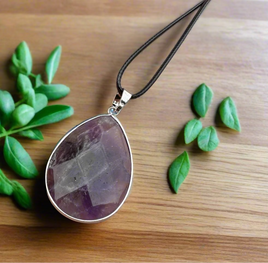 Agate Teardrop Pendant (Dyed)