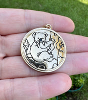 Goldtone Koala Pendant