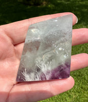 Feather Fluorite Free Form with Rainbow #6