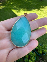 Large Green Stone Pendant