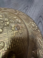 Vintage English Peerage Embossed Brass Wall Plates 14 1/2″