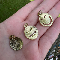 Emoji Pendants Set of 3 Goldtone