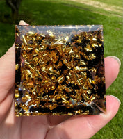 Amethyst Aquarius Orgonite Pyramid #9