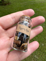 Tiger's Eye Chips In Bottle