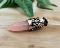 Rose Quartz Pendant Point