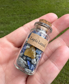 Lapis Lazuli Chips In Bottle