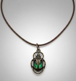 Scarab Pendant & Necklace