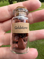 Goldstone Chips In Bottle
