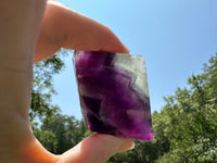 Feather Fluorite Free Form with Rainbows #2