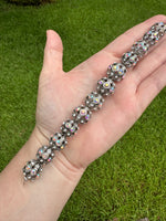 Aurora Borealis Large Metal Bead Strand