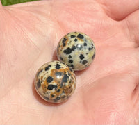 Dalmation Jasper Spheres 10-12mm Avg