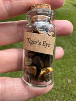 Tiger's Eye Chips In Bottle
