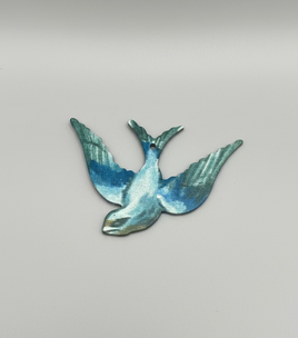 Swooping Blue Bird Charm/Pendant