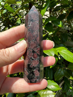 Garnet & Astrophyllite Tower #7
