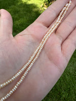 Peach Freshwater Pearl Strand #8