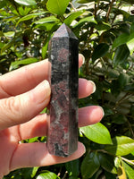Garnet & Astrophyllite Tower #8