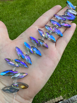 Marquise Faceted Bead Strand