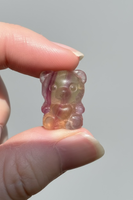 Mini Candy Fluorite Bear Carving