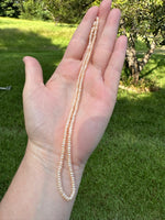Peach Freshwater Pearl Strand #8