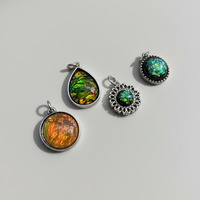 Set of (4) Colorful Pendants