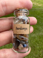 Sardonyx Chips In Bottle
