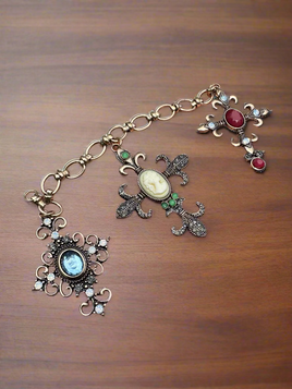 Set of (3) Metal Crosses