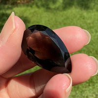 Smoky Quartz 30x18mm Pear Shape 40.25ct