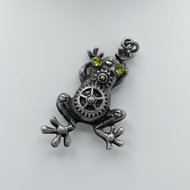 Steampunk Frog Pendant