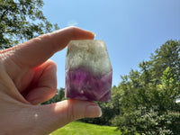 Feather Fluorite Free Form with Rainbows #1