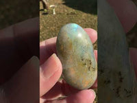 Colorful Labradorite Palmstone #19