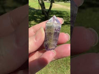 Double Terminated Chevron Amethyst Point #7