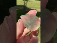 Pear Shape Candy Fluorite Cabochon #13