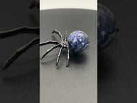 Spider with Sodalite Sphere