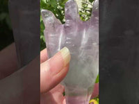 Fluorite Dragon Head Carving #11