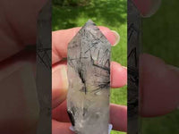 Black Tourmaline Tower (Rainbows) #2