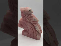 Pink Opal Bird Carving #1