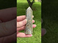 Gray Lace Agate Tower #4