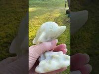 Lantian Jade Carved Dolphin #3
