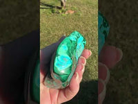 Polished Malachite, Chrysocolla Freeform #9 Zaire, Africa