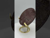 Natural Picture Jasper Slab with Stand #9