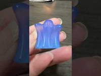 Carved Blue Opalite Ghost