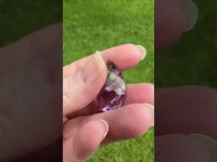 Rose de France Amethyst 30x20mm Pear Checker 39.75ct