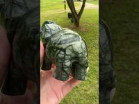 Nephrite Jade Carved Elephant #1
