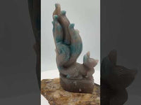 Trolleite Nine-Tailed Fox Carving