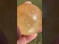 Honey Calcite Sphere #5
