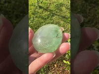 Fluorite Palm Stone #1