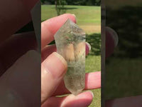 Double Terminated Prasiolite Scepter Wand #9