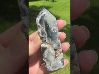 Black Chalcedony Sphalerite Obelisk Tower #9